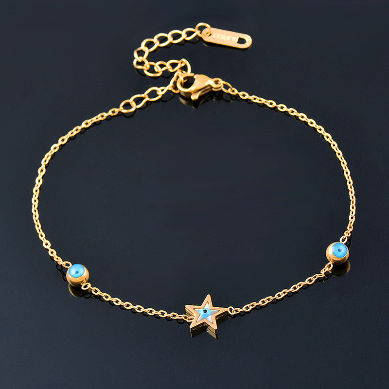 Fashion Devilu0027S Eye Stainless Steel Bracelets 1 Piece