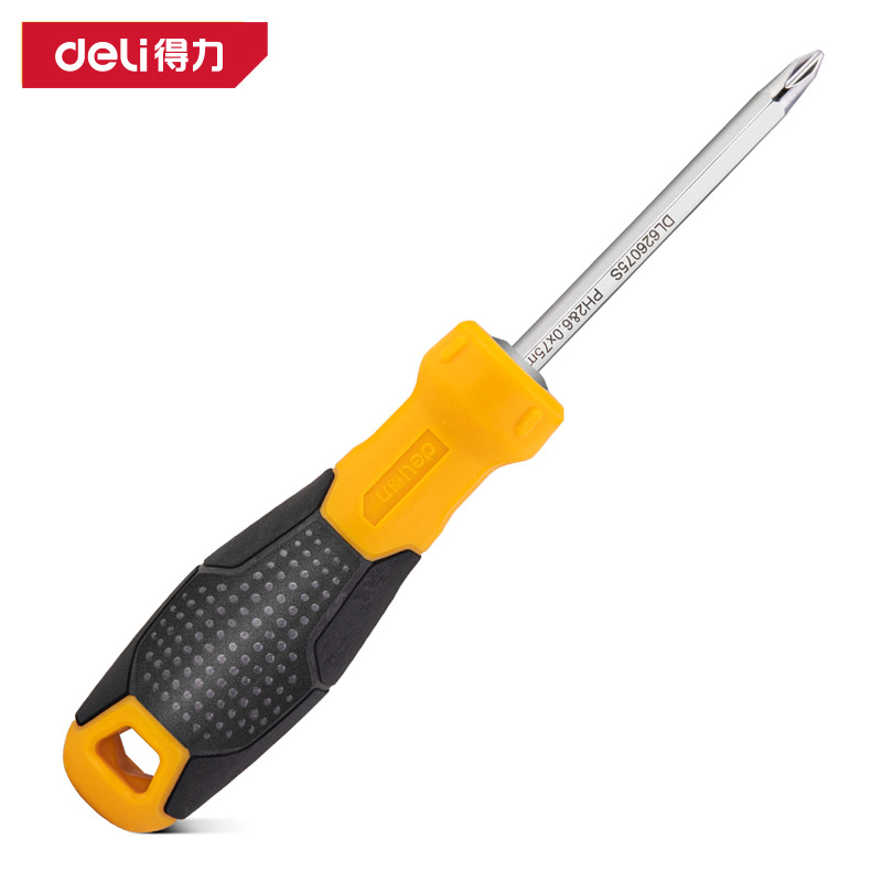 Отвертка универсальная Deli DL626075S PH2x75мм