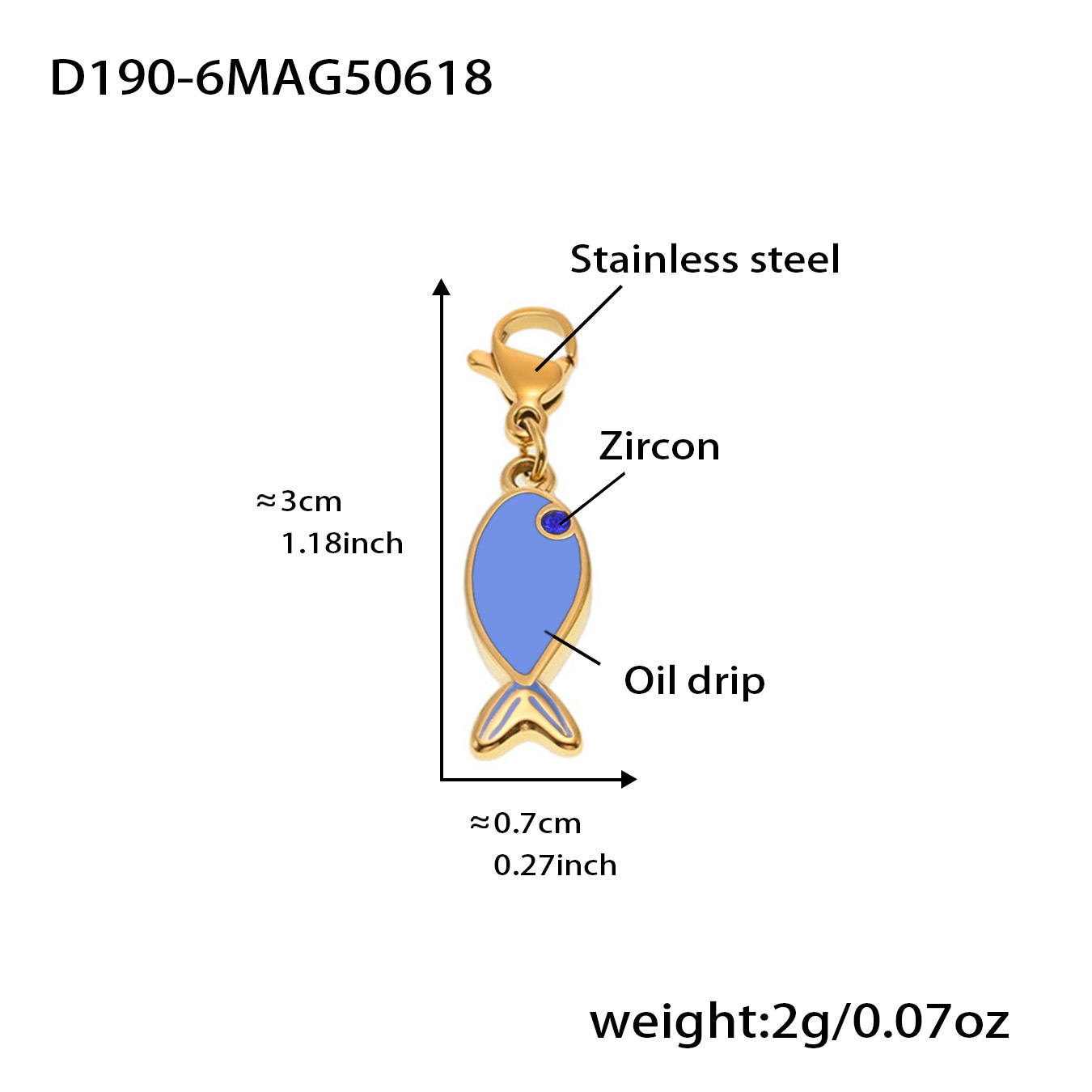 D190-6 골드 펜던트