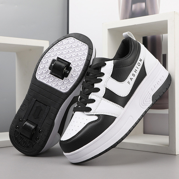 [Net Red New Glip] Rubbing shoes adult two -wheeled invisible can go…
