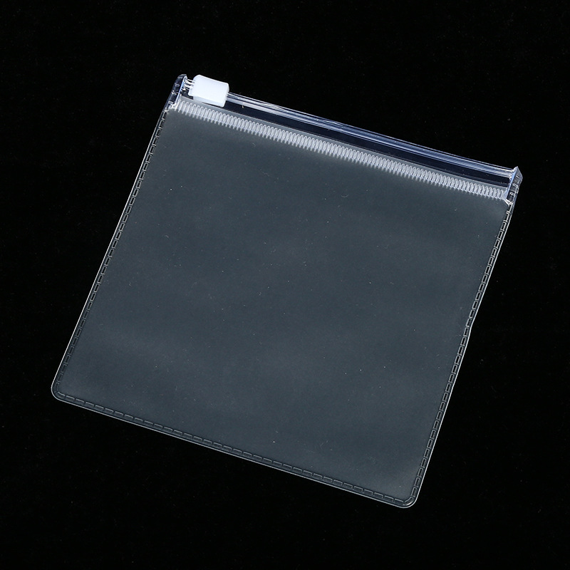 Matte storage bag PVC with zipper