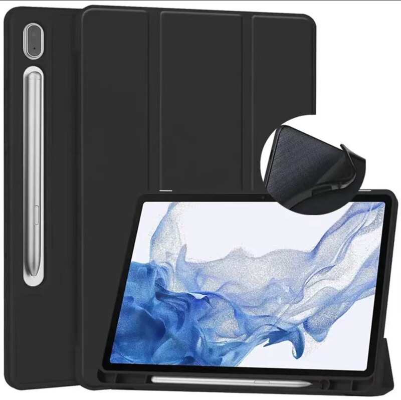 Suitable for Samsung Galaxy Tab S9 11 inch X710 back TPU soft case pen slot protective sleeve Custer