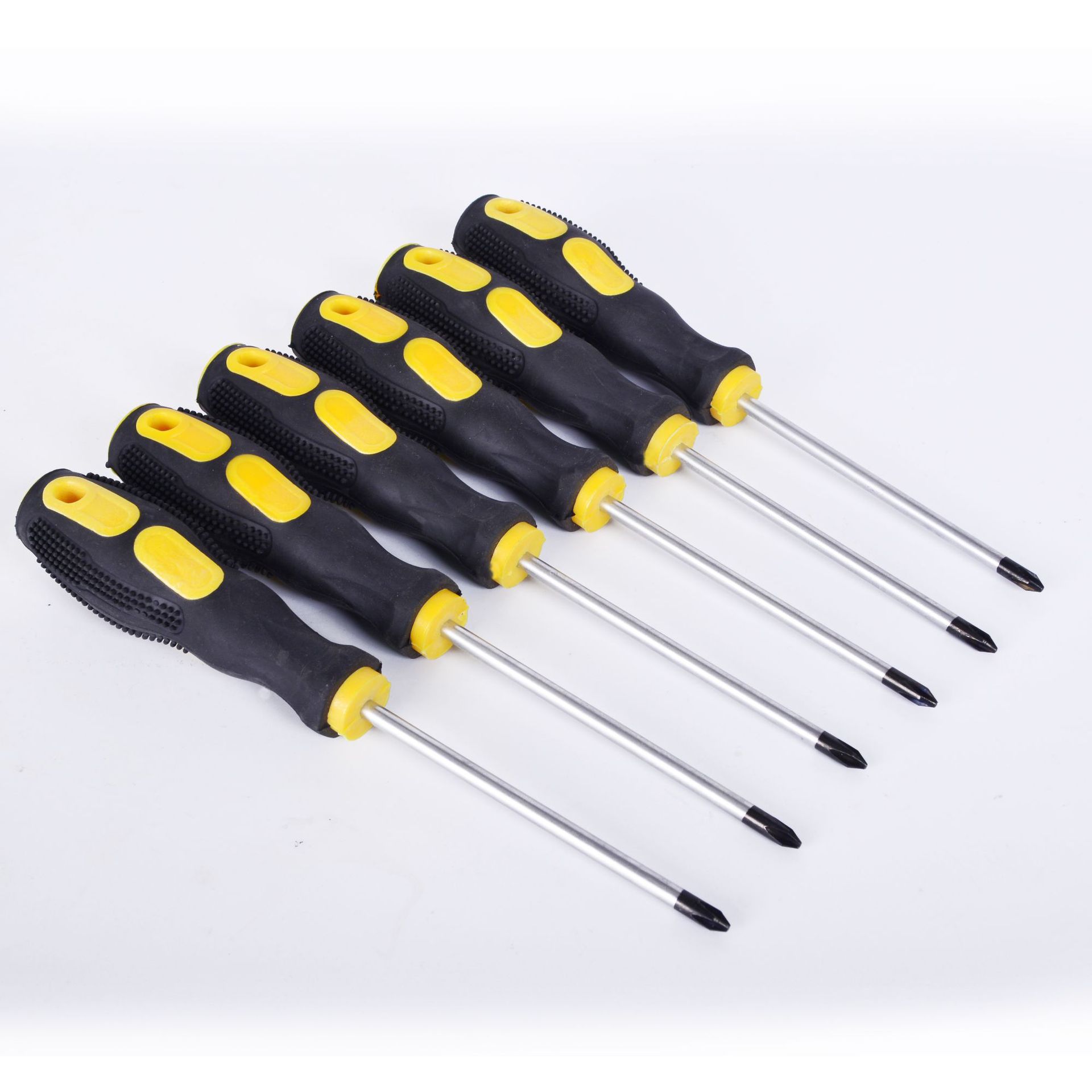 厂家直销按摩手柄螺丝刀加强磁十字螺丝刀一字梅花改锥起子批发