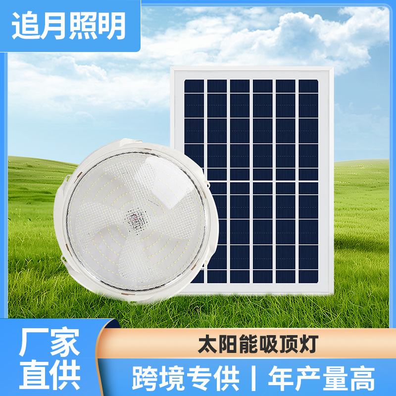 新款太阳能投光灯户外庭院灯家用LED遥控感应投光灯雷神款太阳能