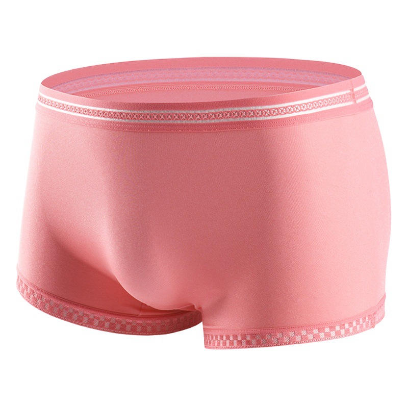 Ropa interior de encaje 3D verano para hombres nuevos boxeadores de seda de hielo translúcido ropa interior juvenil de una pieza para hombres sexy