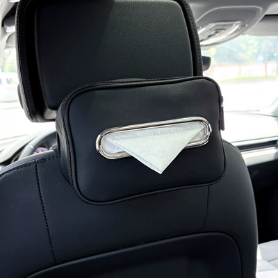 Tissue Box Cover, Car tissue box/set - leather-tissue-box