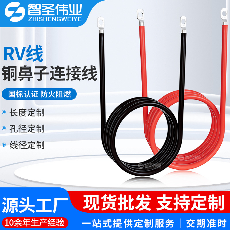 防火 RV线 储能连接线 新能源线束 电池汽车电瓶大电流动力端子线