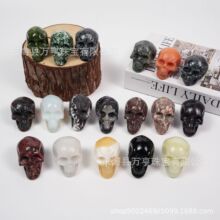 5cm ���t�^��Ȼˮ��ԭʯ��̼��^�ǔ[���ְ���  crystal skulls