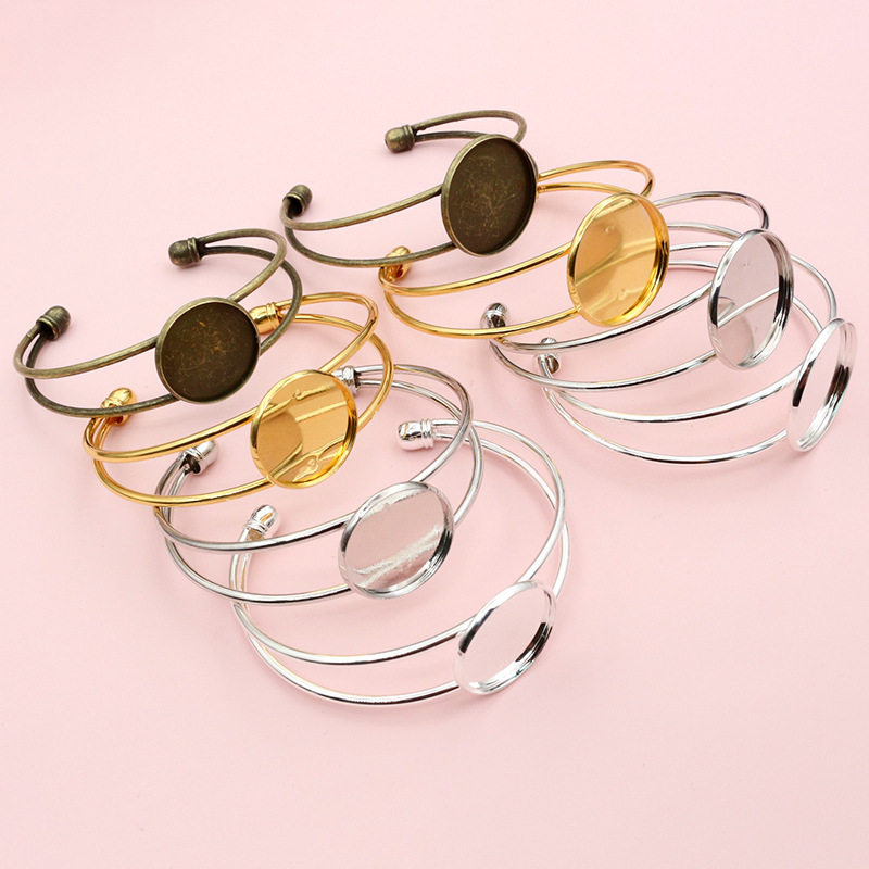 Time Gem 20/25mm Iron Bracelet Base DIY Jewelry Accessories Wholesale 10g Time Gem 20/25mm Iron Bracelet Base DIY Jewelry Accessories Wholesale 10g
