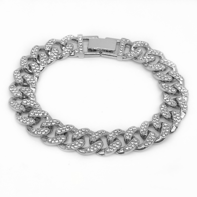 Necklace Classification 1 Piece Quantity Original Design Solid Color Alloy Inlay Rhinestones Unisex Necklace