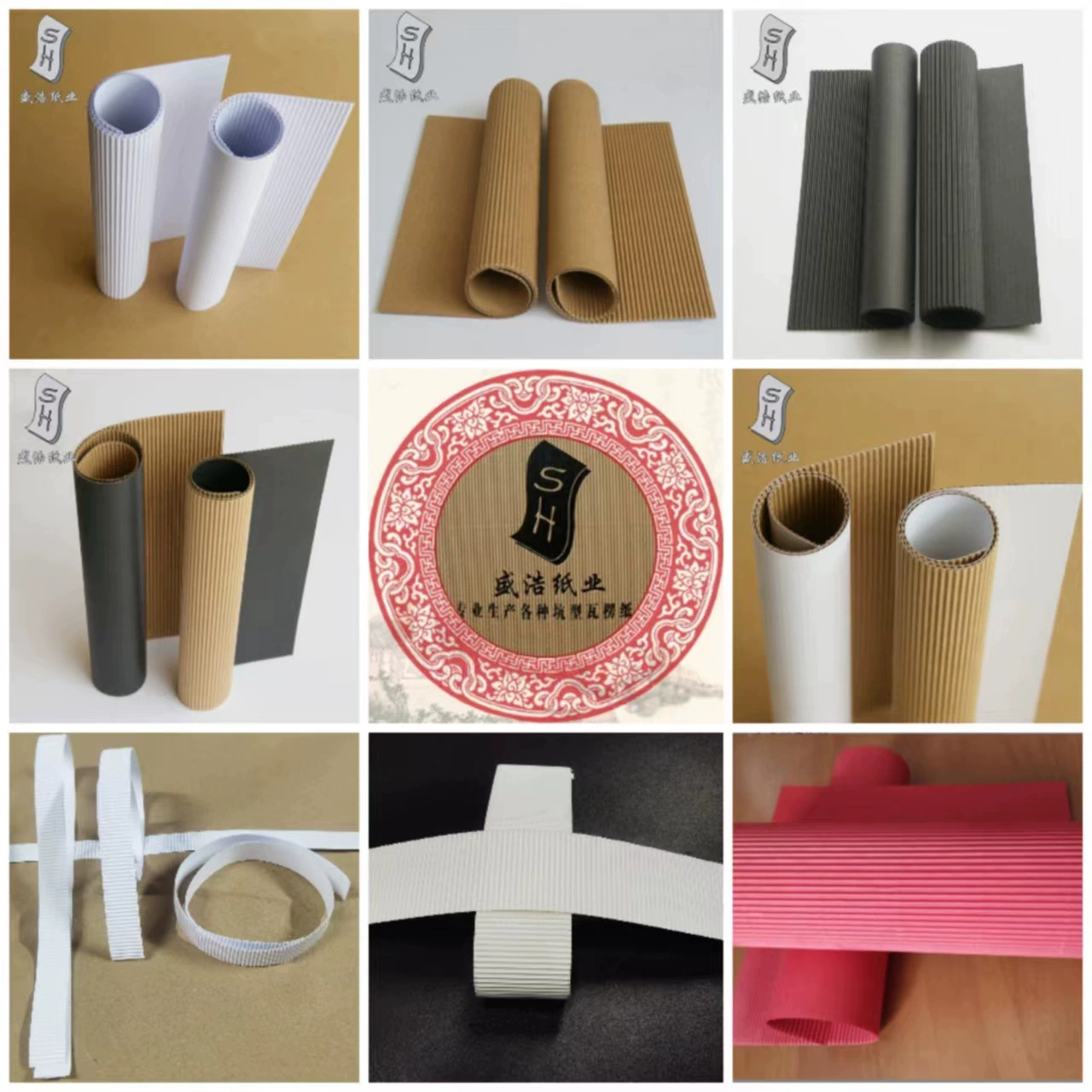 Цветная гофрированная бумага, белая крафт-бумага, черная гофрированная бумага, крафт-бумага с ямками, ямки WF, монтажные ямки, специальная ямчатая бумага.