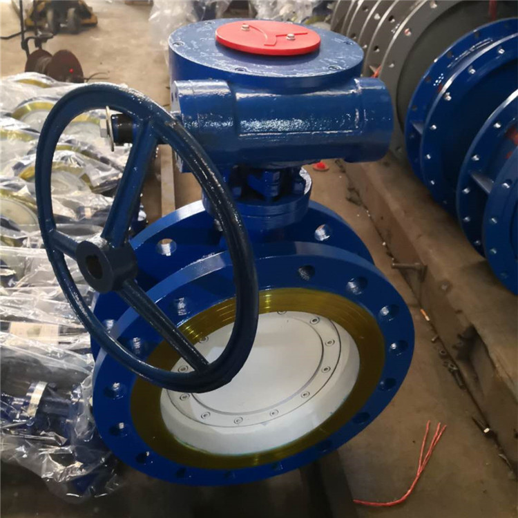 三偏心多层次硬密封法兰蝶阀 D343Y-16C 高温蒸汽蝶阀