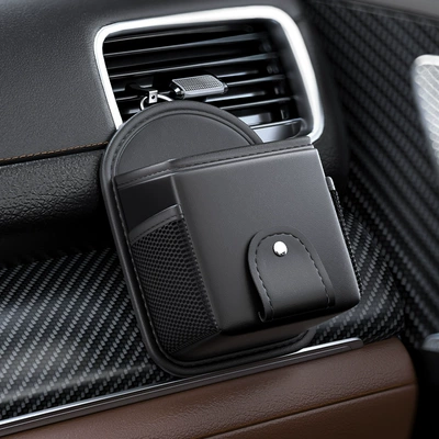Car Air Vent Storage Bag, Air Conditioning Vent Hanging Bag, Creative Phone Bag, Multifunctional Storage Box, Organizer Bag (Car storage bag/box) - 3115-storage-bag-can-hang-sunglasses