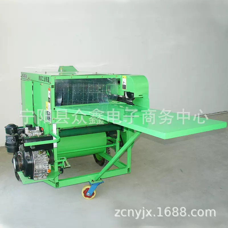 轮式可移动毛豆采摘机全自动毛豆脱荚机豌豆采摘机毛豆摘果机