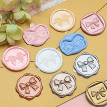 新品 蝴蝶结火漆蜡标 婚礼请柬密封蜡火漆贴纸火漆印章 现货批发