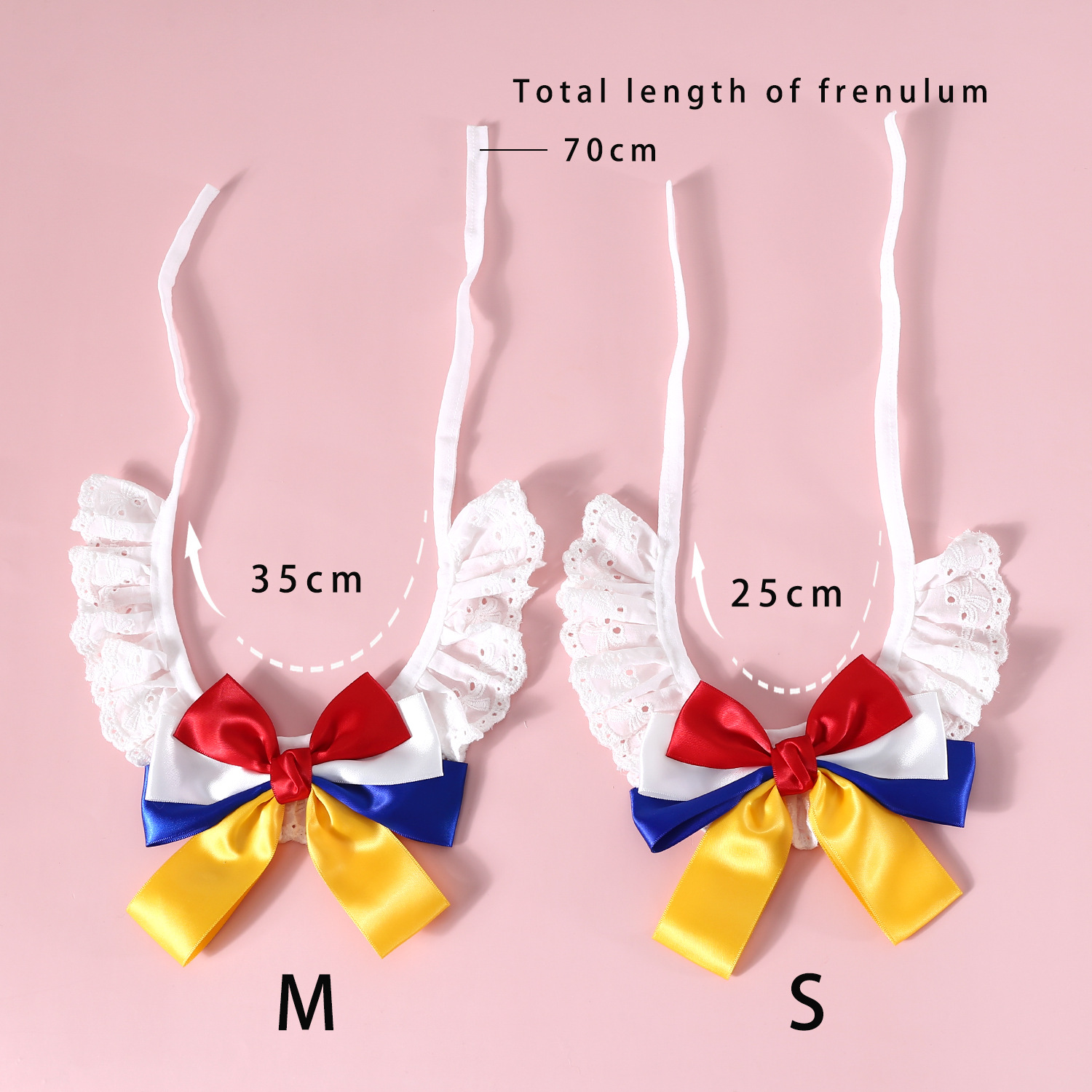 Mascotas de encaje super gran arco bib de encaje princesa muñecas gatos perros pequeños y medianos collar de cumpleaños image 5