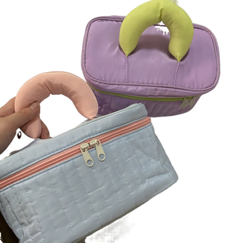 Capacious cosmetic bag, handheld storage box, high-end