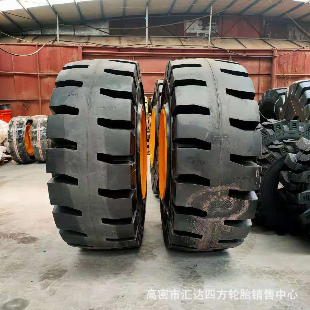 工程实心轮胎17.5-25 23.5-25装载机铲车轮胎 实心铲车轮胎 批发