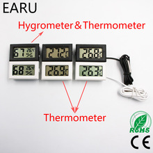 Mini Digital LCD Auto Car Pet Thermometer Humidity跨境专供代