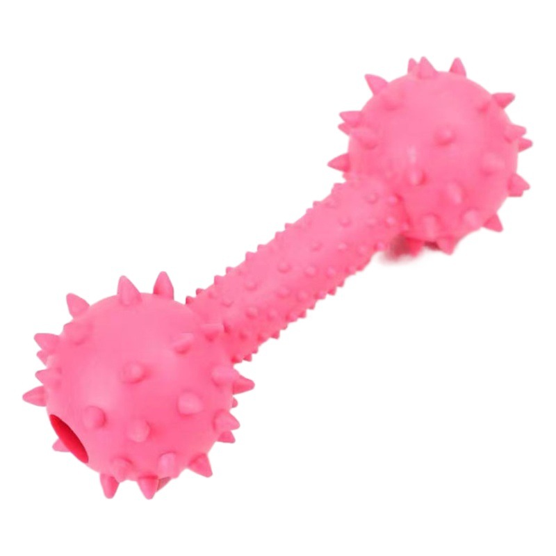 Juguete de sonido para perros con barra de púas TPR juguete molar resistente a mordidas juguete educativo juguete de goma suministros para mascotas