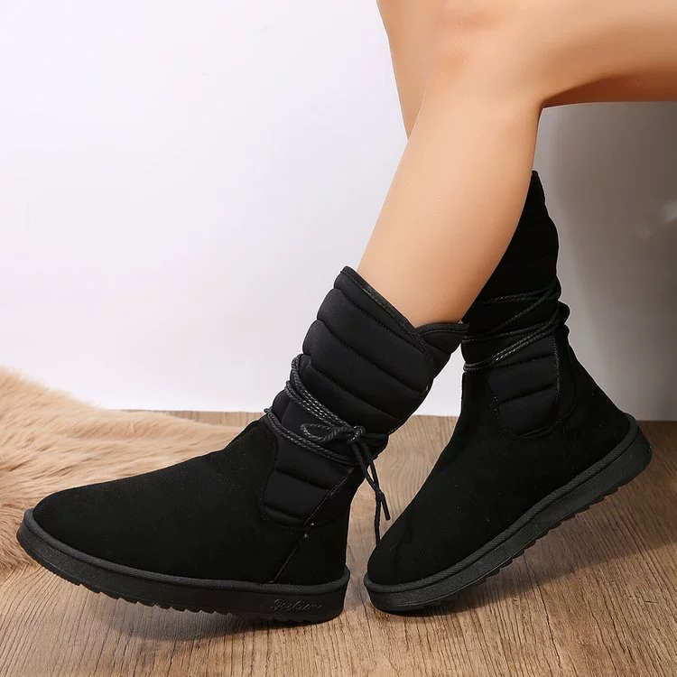 Demi-season keep warm boots, mid-length, (Physicals)