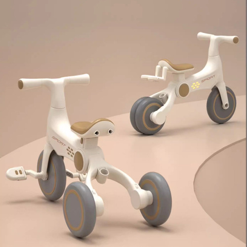 Children's tricycle 1-3-6 years old balance bike bicycle can push children multi-functional lightweight folding scooter