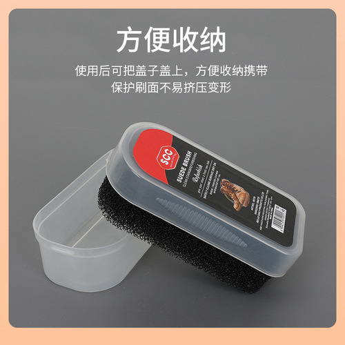 ✅Deerskin Suede Buffing Brush, Sanding Fleece Surface Shoe Brush for Winter Snow Boots, Cleaning Brush, Fleece Leather Shoe Polisher, Lazy Person Leather Care Brush