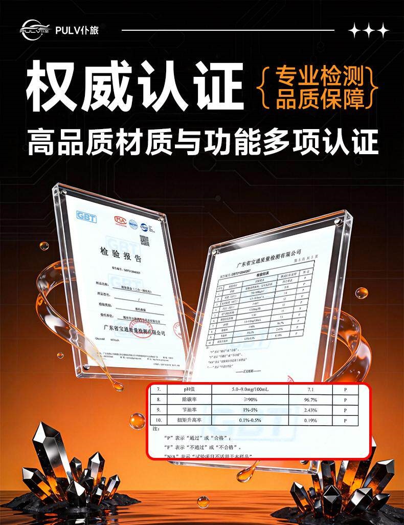 Pulvlu Liquid Gold Fuel Booster is newly upgraded to a 2-in-1 product for cleaning, unclogging, and maintaining the catalytic converter, with carbon deposit removal properties