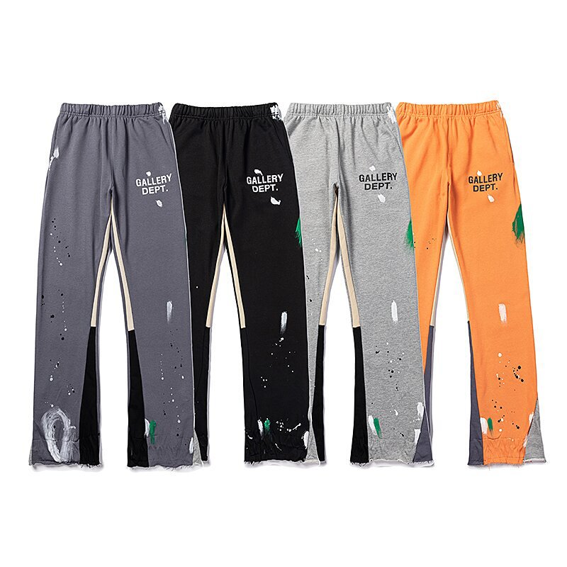 Fall/Winter 2024 American GALLERY DEPT Los Angeles Vintage High Street Splash Ink Graffiti Casual Men's and Women's Pants