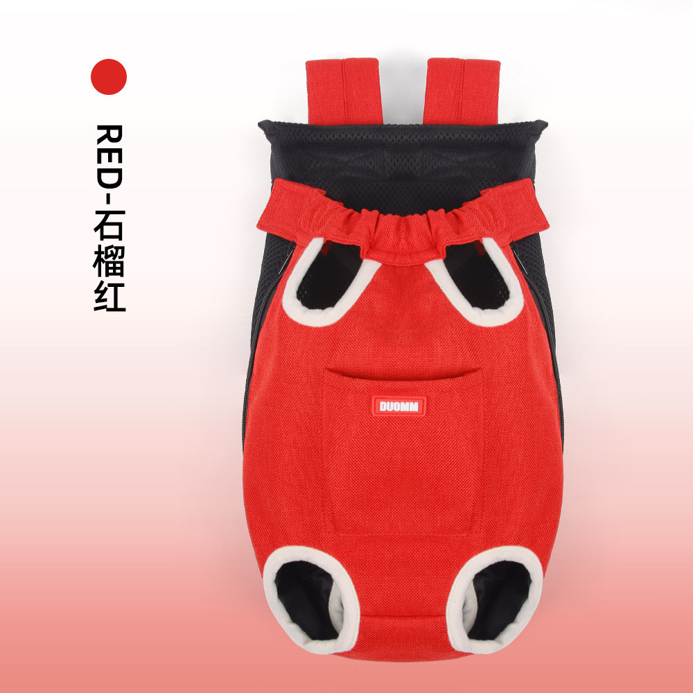 Mochila para Mascotas de Lona Transpirable y Portátil para Salidas