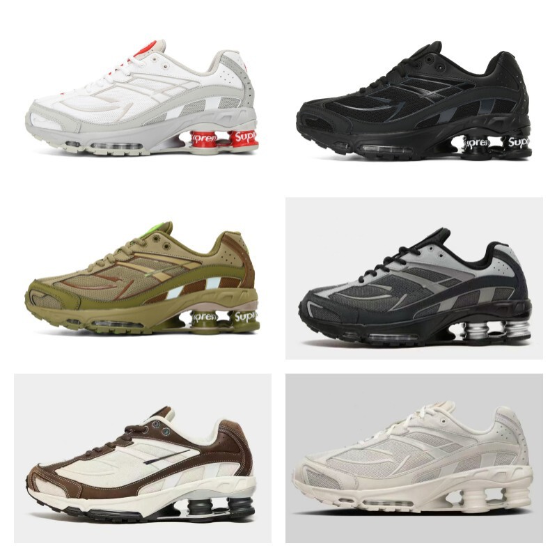 2025 new cross-border air cushion SHOX column shoes Ride 2 running shoes men's and women's joint sneaker