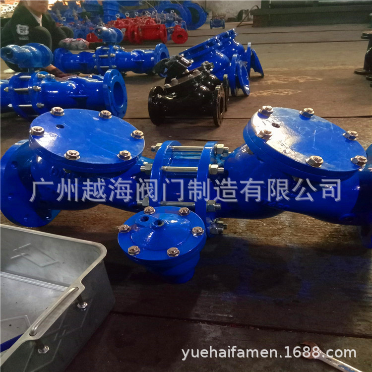 HS41X-16铸铁防污隔断阀DN40-400法兰倒流防止器带过滤防回流阀门