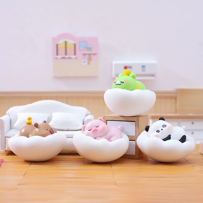 Новый милый питомец-фигура котенок стикеры Meow, защитная коробка, творческие настольные украшения, декоративные подарки на праздники