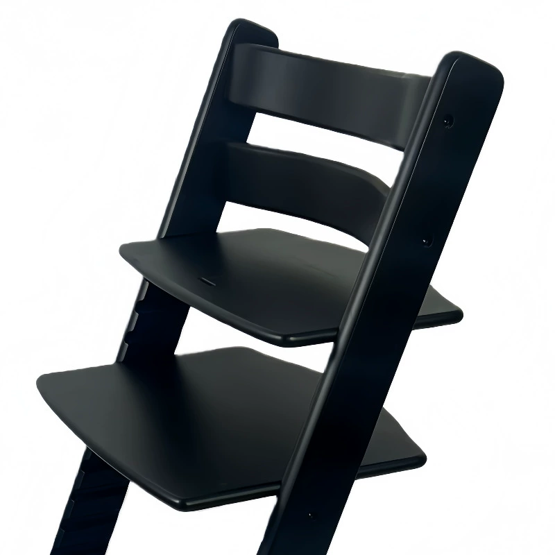 Детский стульчик для кормления, стульчик для кормления малышей, из массива бука, многофункциональный, регулируемый стульчик для кормления, обеденный стол, стульчик для обучения, стул