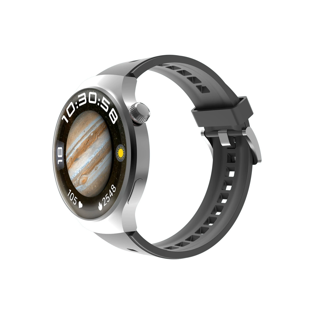 Original WH12 round watch 1.52 HD large -screen heart rate ECC offline payment video control smart watch