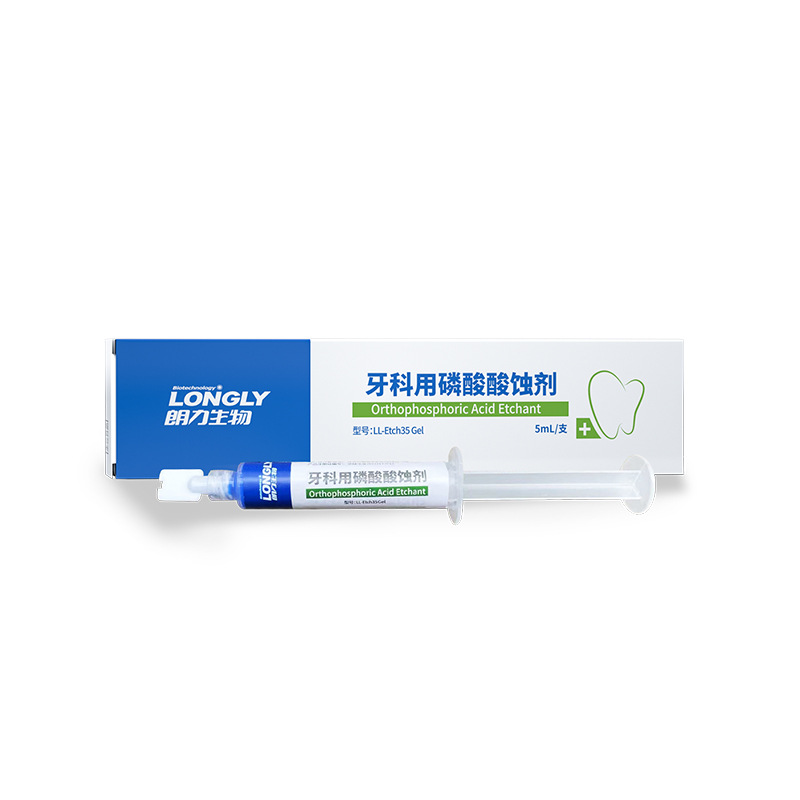 Material dental Wuhan Langli biológico 35% ácido grabado dental fosfato grabado oral