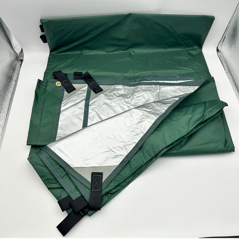 Multifunctional 19-Point Canopy with Silver Coating, Rainproof and Sunproof Shelter, Outdoor Camping Shade