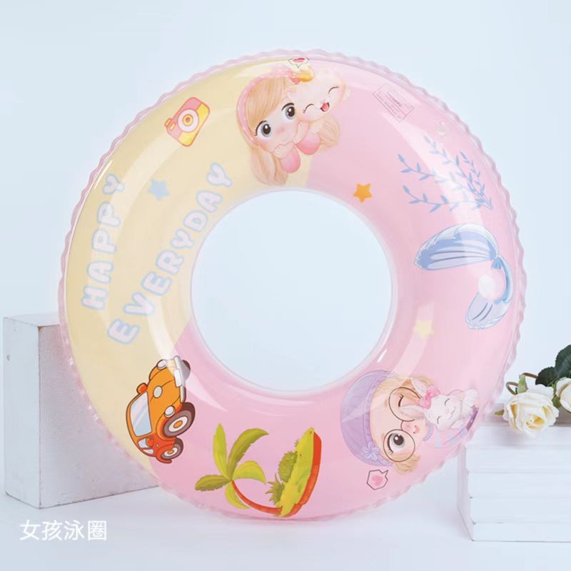 Anillo de Natación Infantil de PVC Ecológico, Inflable y Anti-vuelco, para Piscina