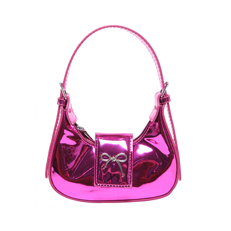 Bolsos transfronterizos para mujer 2024 nuevo bolso de viaje de textura versátil de moda, bolso de axila de hombro con media luna de alta calidad