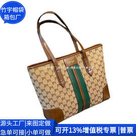 跨境RPET皮革购物袋 RPET皮革托特包 企业礼品手提袋 定制工厂