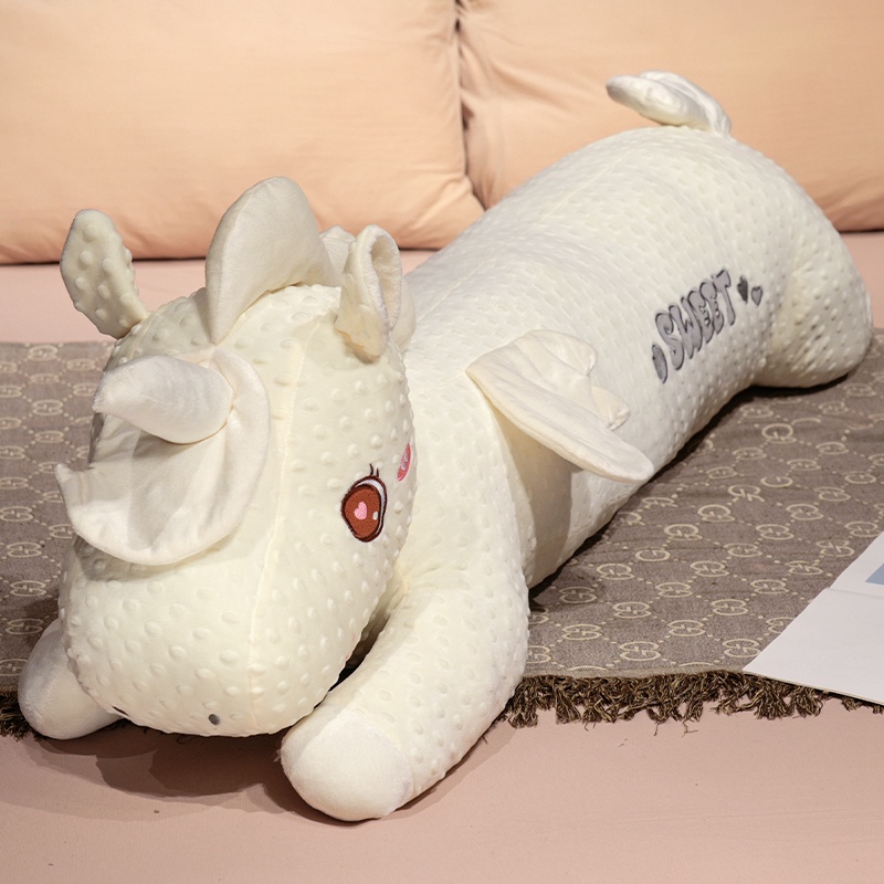 Almohada Larga de Unicornio de Felpa y Algodón PP para Cama