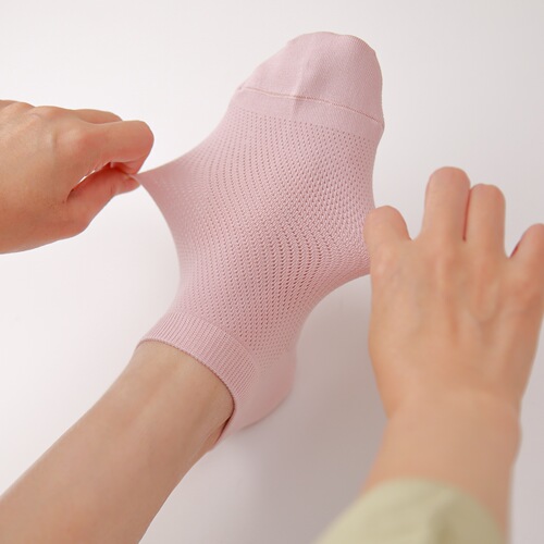 40S high cotton content solid color socks women's socks spring and summer mesh women's boat socks simple anti-pilling ice cream socks