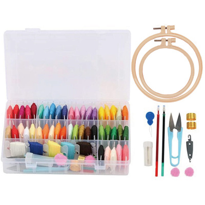Игрушка, портативные стельки, 50 цветов, DIY, с вышивкой