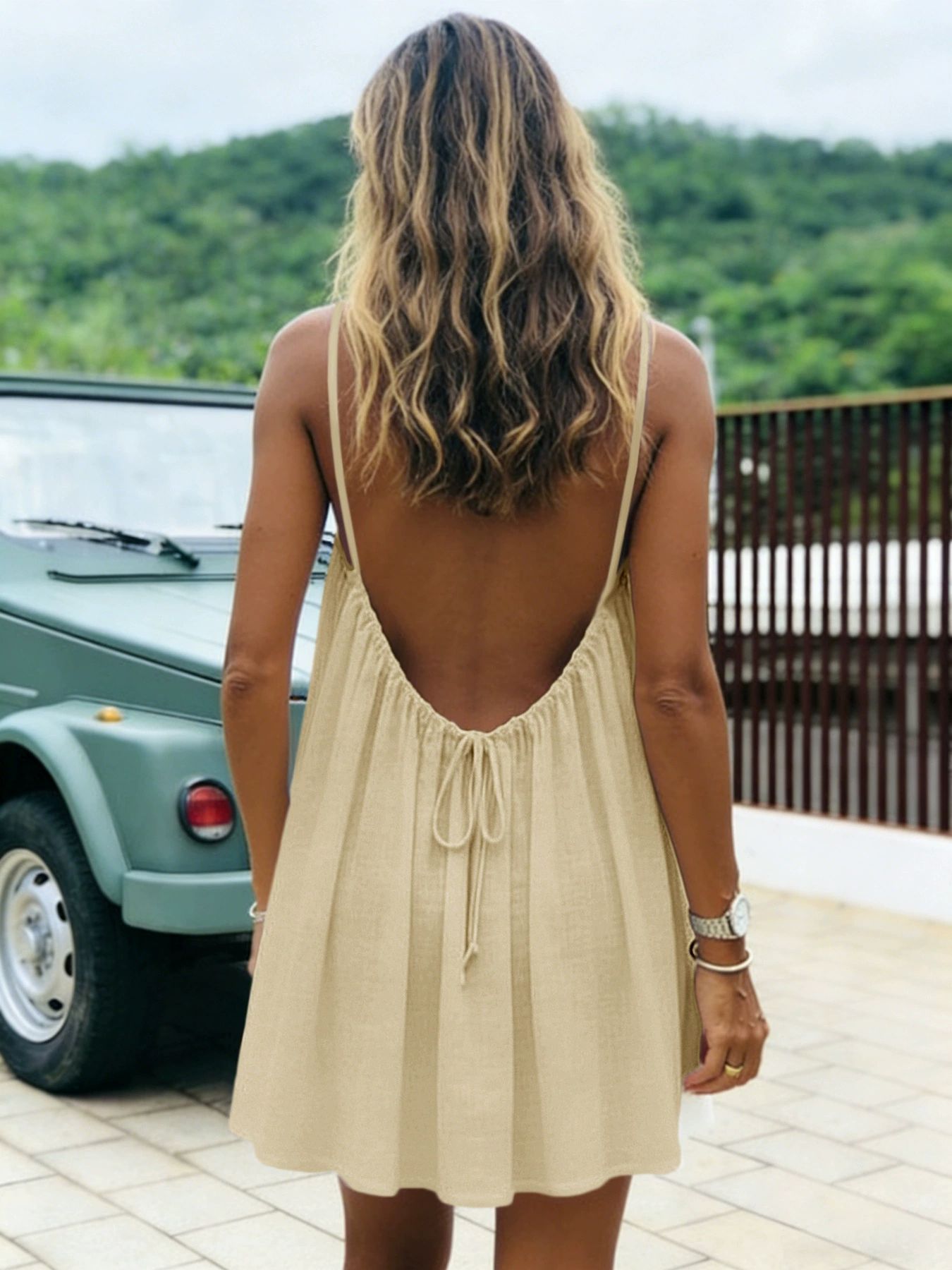 살구색 - 숏 기장