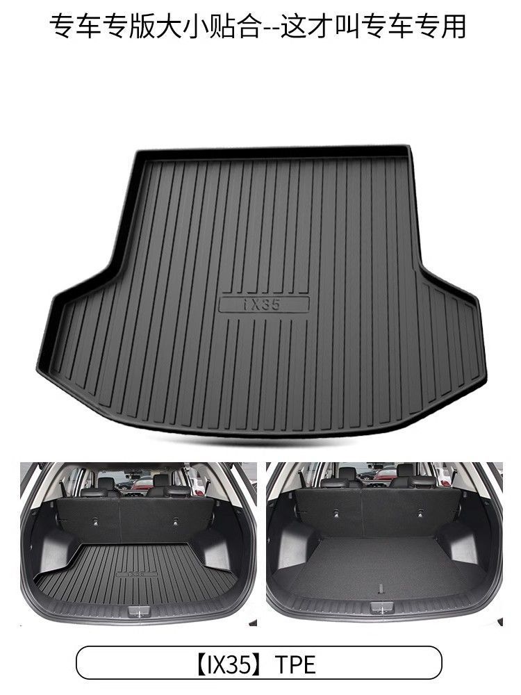23 21 Beijing Hyundai ix35 Trunk Mat Special tpe Waterproof Accessories Changed to Decorative Supplies Trunk Mat