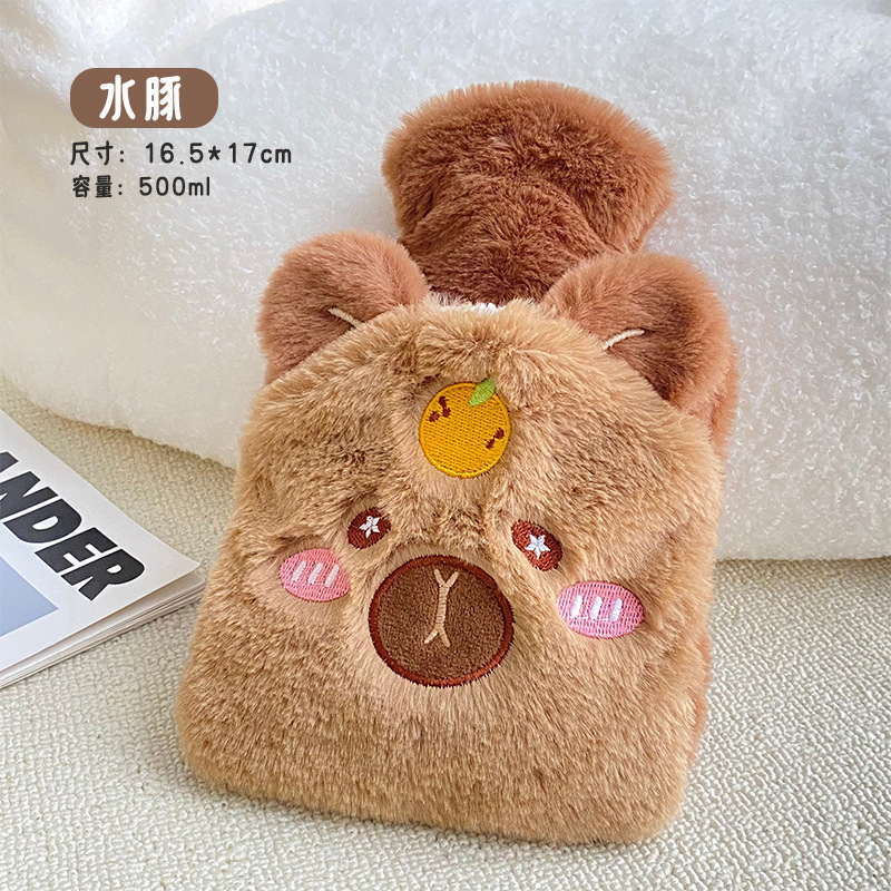 新商品はぬいぐるみの湯たんぽに入れることができます。かわいいアニメの注水湯たんぽです。冬の女子学生は宮寒で体を温めて防爆します。|undefined