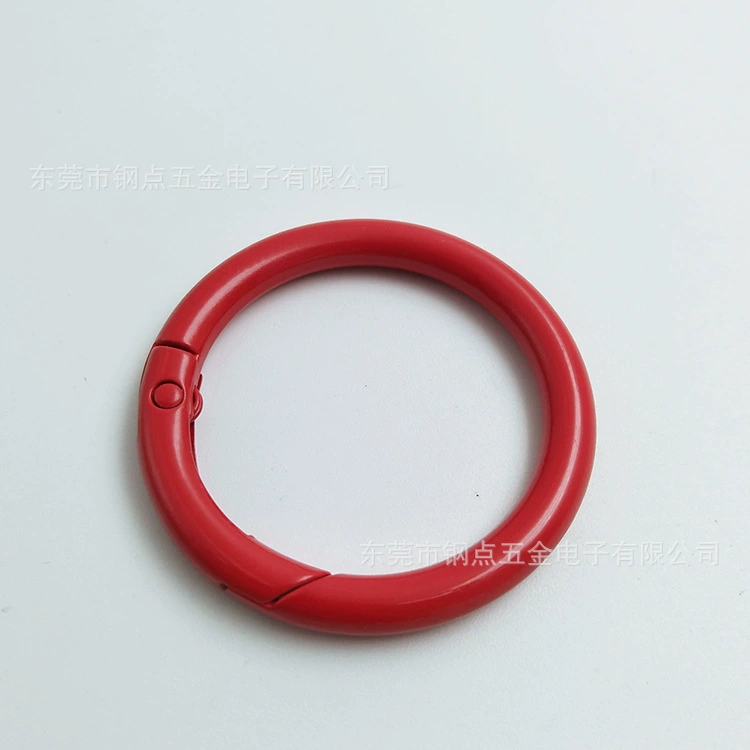 Производители напрямую поставляют много спецификаций краски весна кольцо багажа подвесные аксессуары 1-дюймовое весенковое кольцо