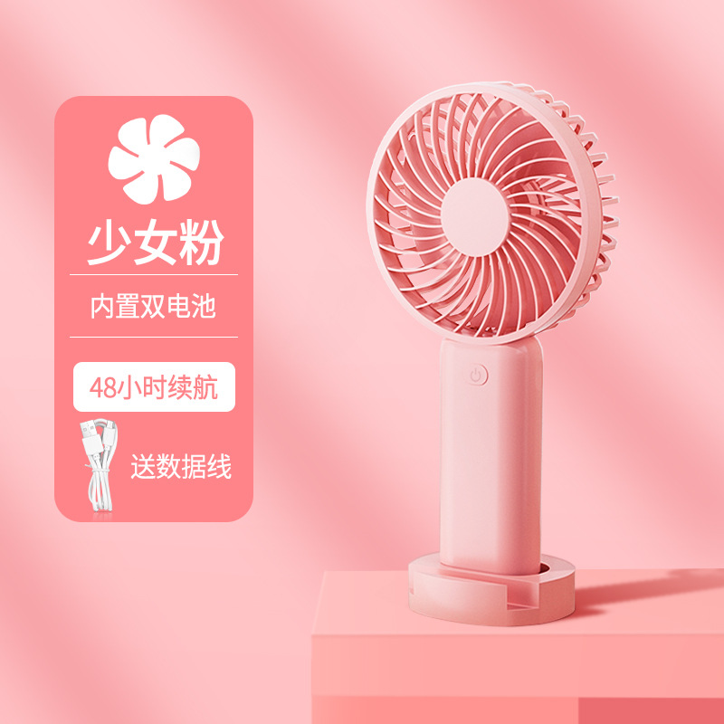 Ventilador de mano modelo de carga de ventilador pequeño usb con pantalla digital Mini ventilador de mano certificado KC/PSE 5 archivos al por mayor