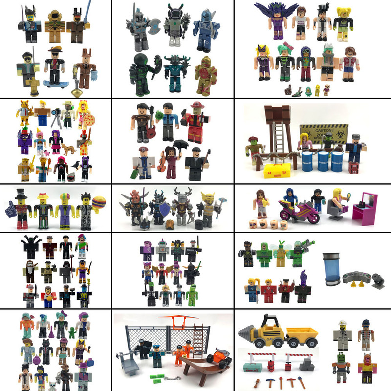 6-9cm virtual world roblox doll figure hand model full series 21 large collection boxed