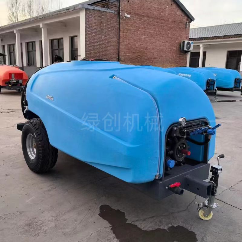 Máquina de pulverización de aire de huerto pulverizador pulverizador tractor pulverizador trasero pulverización de alta presión de árboles frutales de tracción de tres ruedas